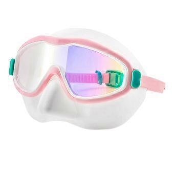Kids Swim Goggles with Nose Cover - Anti-Fog UV Protection for Ages 3-15