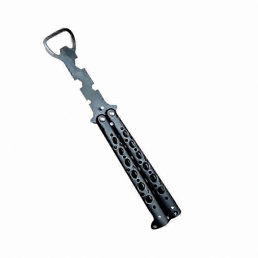 Multifunctional Folding Bottle Opener with Throwing Practice Feature
