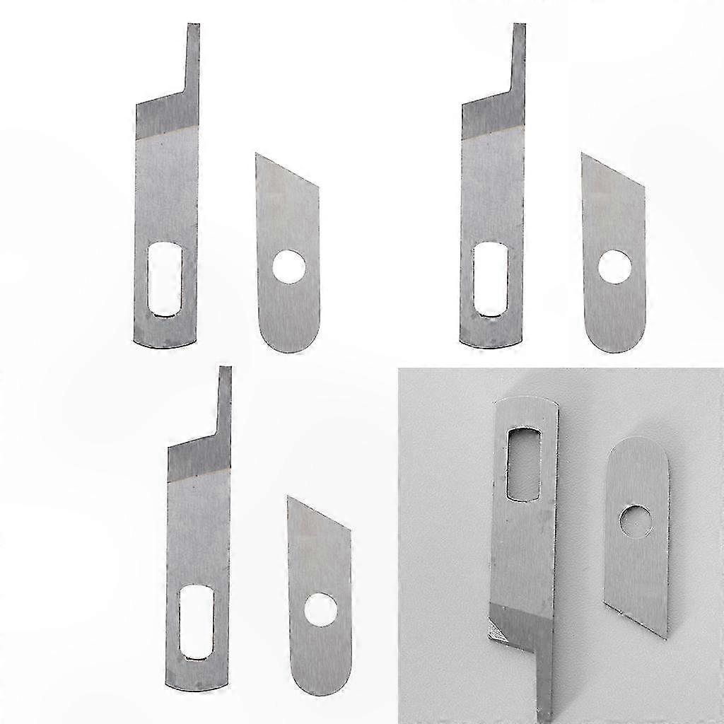 8 Pieces Overlocker Upper and Lower Blade Set for Sewing Machine Attachments