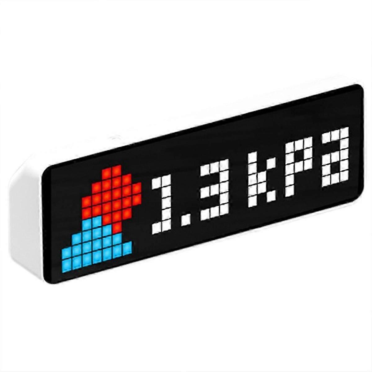 TC001 Smart Pixel Clock Followers Simultaneous Pixelated Message Display Smart Desktop Clock