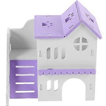 Nid pour cochon d'Inde (lot de 2) en PVC violet, idéal pour les petits animaux.