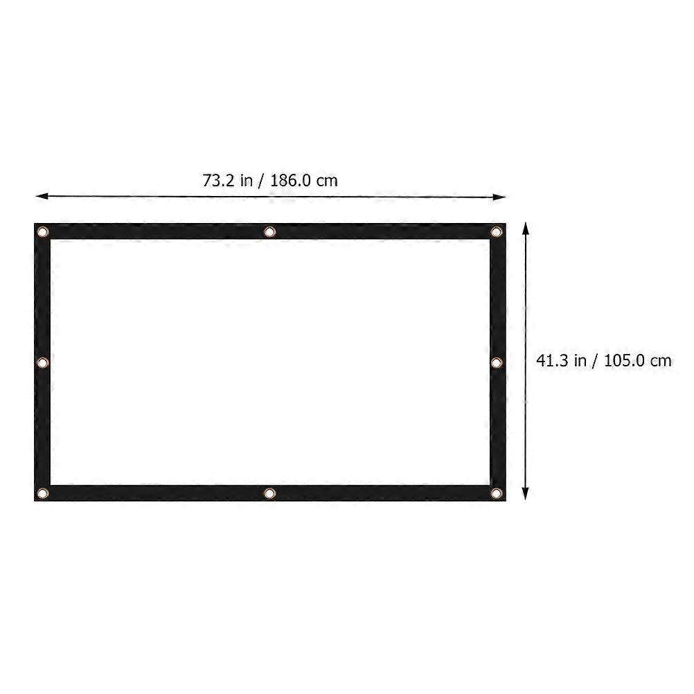 Foldable Portable Projector Screen for with Polyester