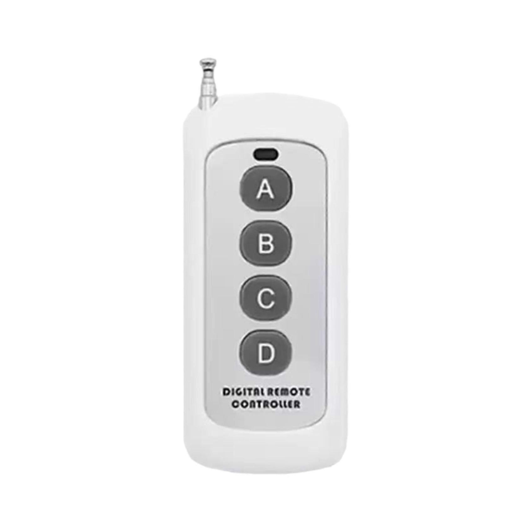 2X 433MHz Wireless Remote Control Learning Code EV1527 Module with Antenna ABCD 4 Button Control 1000M Long Range Opener