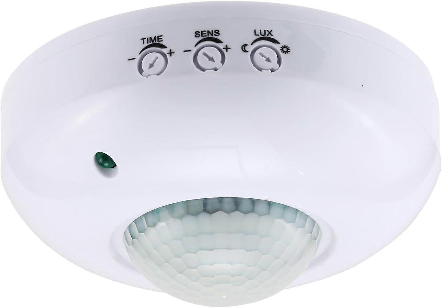 1PC Ceiling Mounted Presence Sensor, 220-240V PIR Motion Sensor Switch, High Sensitive Motion Detector Light Switch, 6m 360 Detection Range