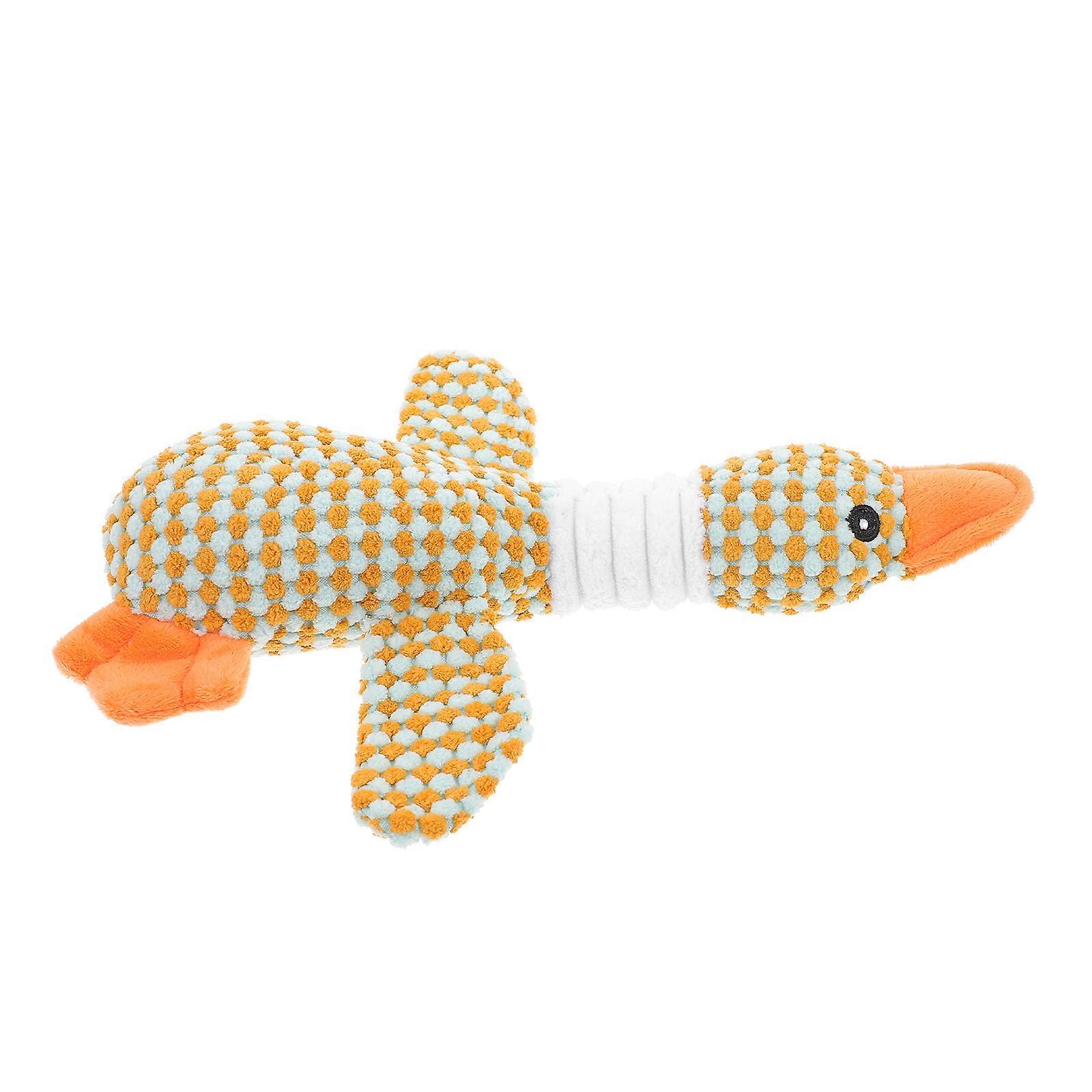 Tough Plush Dog Toy for Teeth Cleaning with Squeaky Interactive Function