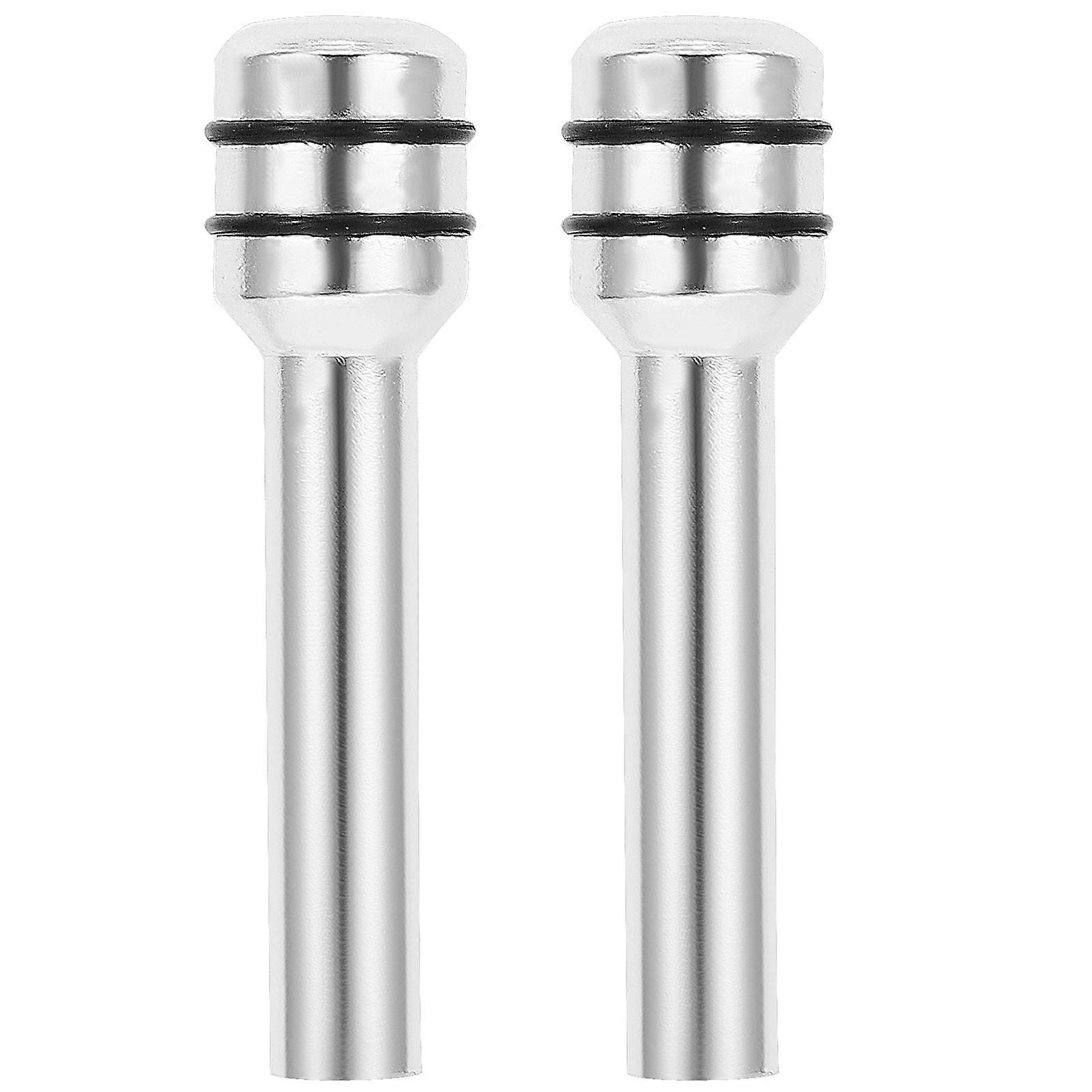 Car Door Lock Pull Pins for Durable Auto Door Lock Knobs 2Pcs Silver