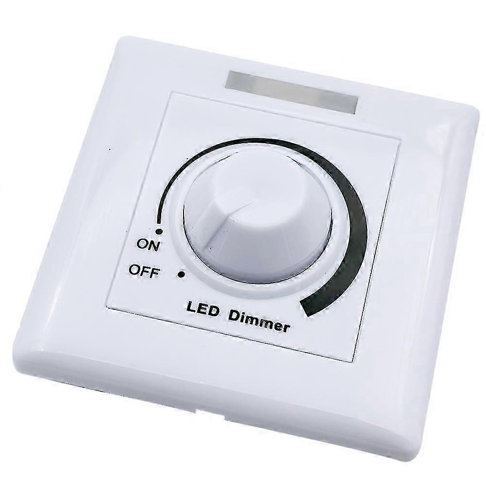 86 Type Wall Light LED Dimmer Switch Rotary Knob Dimmer Switch Adjustable Brightness Controller LED Light Strips