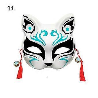 Amosfun Japanische Katzenmaske Mit Quasten – Cosplay-Requisite, Partymaske, Anime-Stil, Tragbar & Leicht