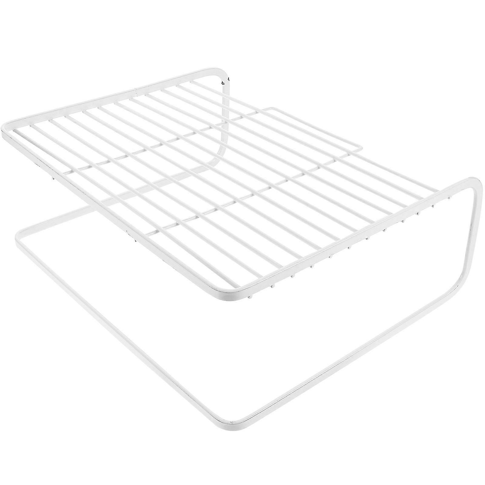 Tabletop Router Shelf Router Storage Rack for Cable Box Double-Layer