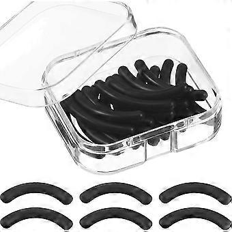 Replacement Eyelash Curler Rubber Refill 24 Pieces Black Compatible with Universal Eyelash Curler