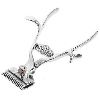Hair Trimmer Manual Hair for Dog Grooming Clipper Silver-zdd1