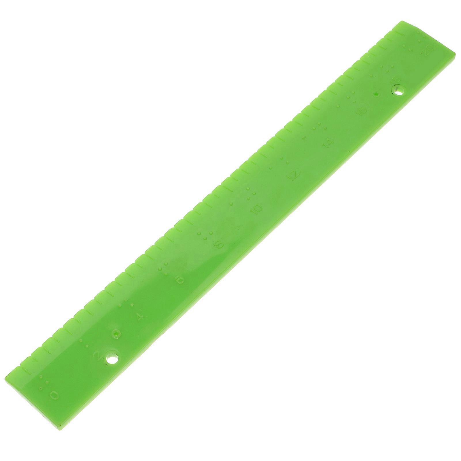 Braille Measuring Ruler Blind Braille Measuring Tool Blind Learning Supply