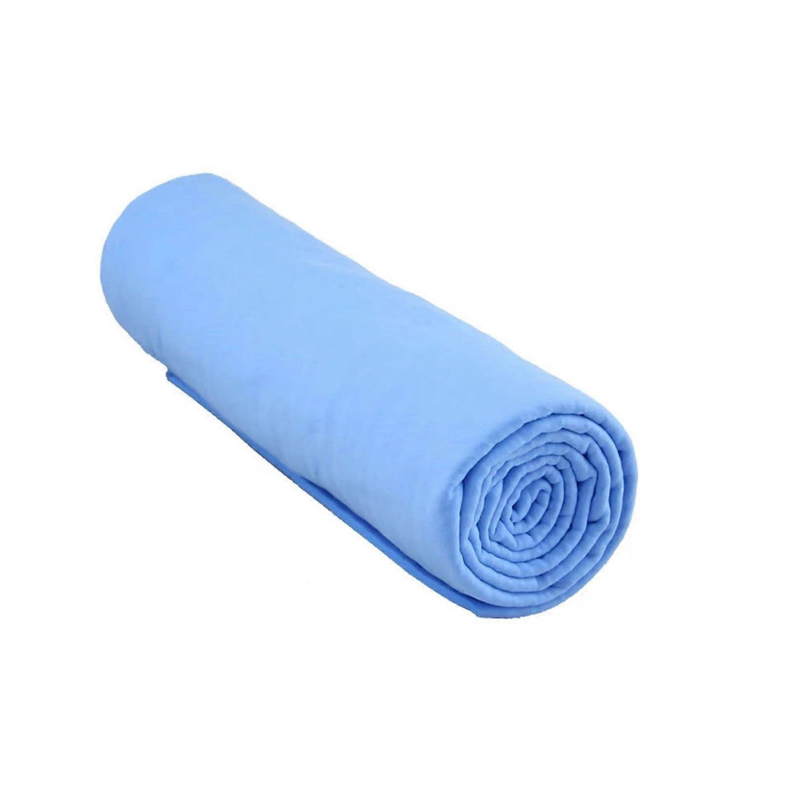 Super Absorbent Microfiber Car Drying Towel Blue Quick Dry Performance Soft Lint Fabric