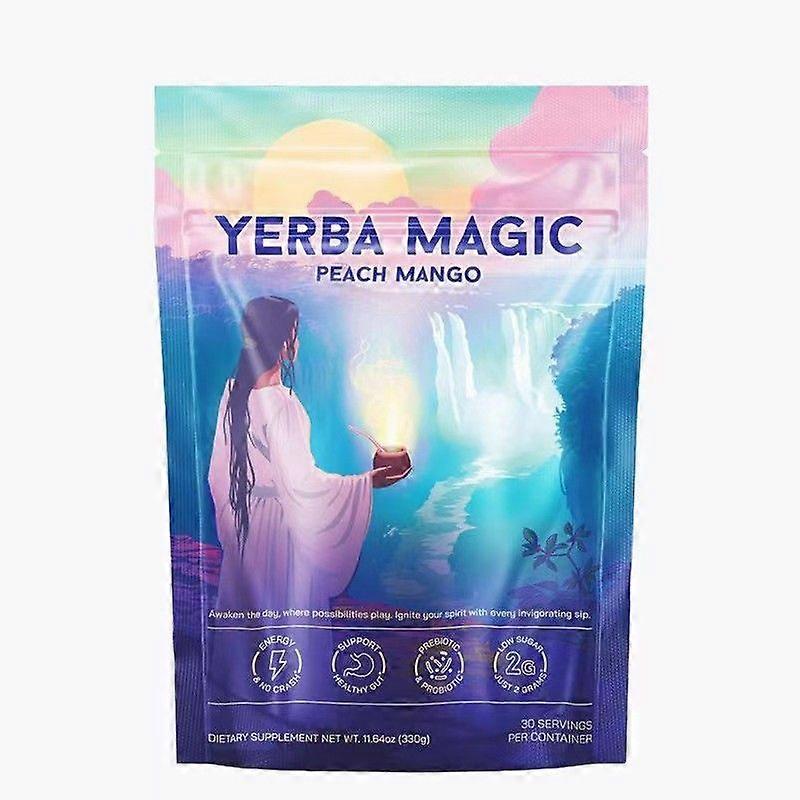 Pfirsich-Mango-Yerba-Mate-Instanttee-Pulver