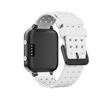 Armband för Garmin Approach S20 Monokrom klockarmband för Garmin Approach S20 Silikonersättning Modearmband för Garmin