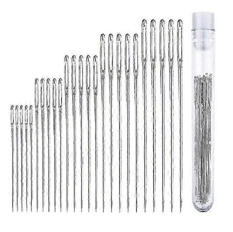 25pcs Large Eye Sharp Sewing Needles