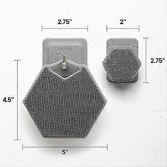 Körperschrubber, Peeling Tiefenreinigung Silikon-Duschbad-Accessoire mit maßgeschneiderten Borsten und ergonomischen Griffen