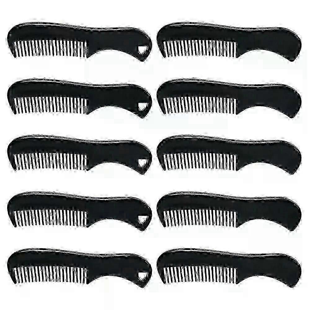 10Pcs Mini Pocket Beard & Mustache Grooming Combs