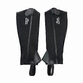 Synthetic Leather Half Leg Guard Breathable Equestrian Half Leg Protection