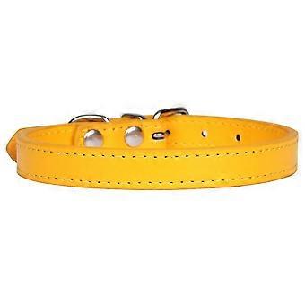 ZHOUBA Dog Faux Leather Collar Puppy Leash Neck Strap Walking Traction Pet Supplies