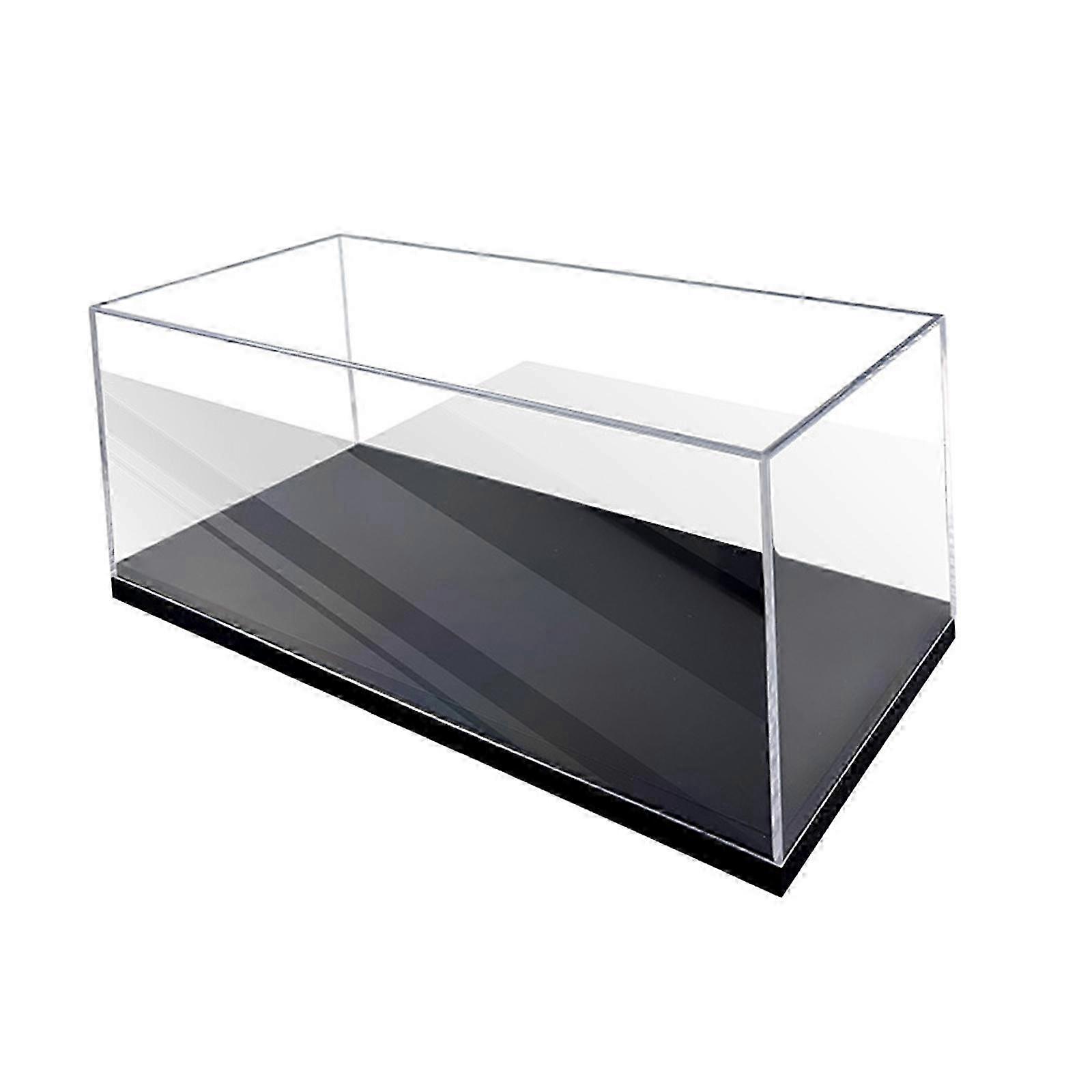 Acrylic Display Case for 1/18 Model Cars, Stackable Dustproof Transparent Box
