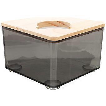 Hamster Sand Bathroom Bath Box with Acrylic Material for Pets
