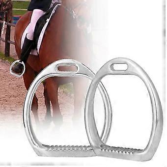 1Pair of Aluminum Kids Lightweight Stirrups Pad Equestrian Sports Horse Riding Saddle premium