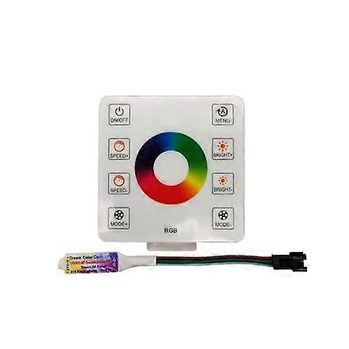 LED Touch Panel Dimmer DC5V24V Smart Wall Light Switch with Touch Control and Smooth Brightness Adjustment