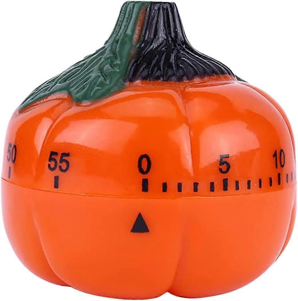 60-Minute Plastic Pumpkin Countdown Kitchen Timer, Time Reminder, Manu