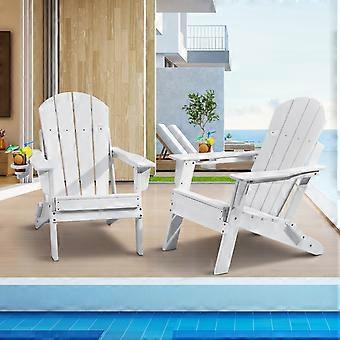 Adirondack chair - Garden chair - Folding chair - Outdoor chair - Patio chair - Set of 2.