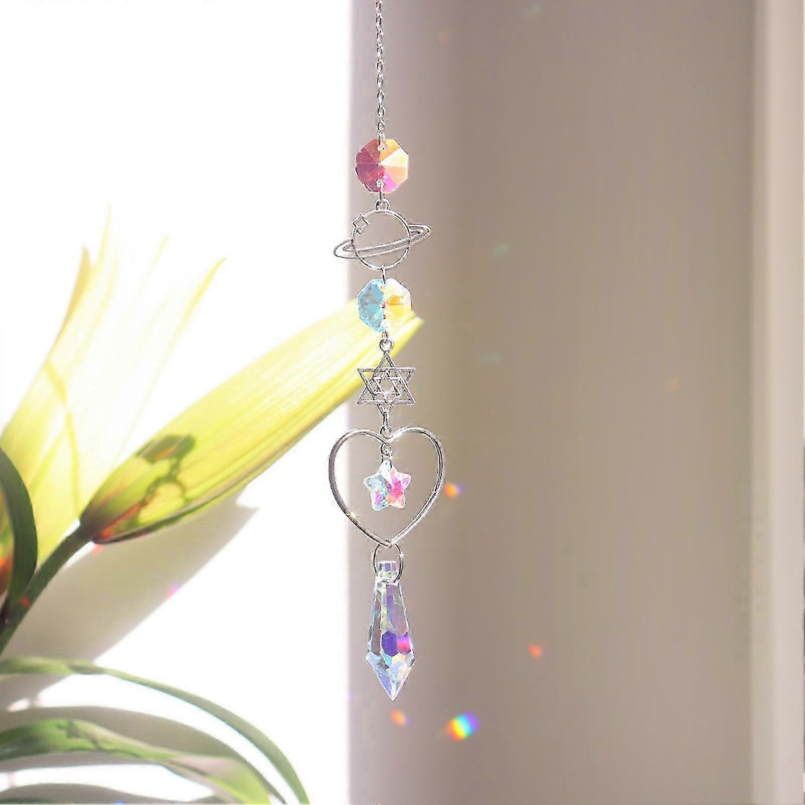 40cm Crystal Rainbow Suncatcher
