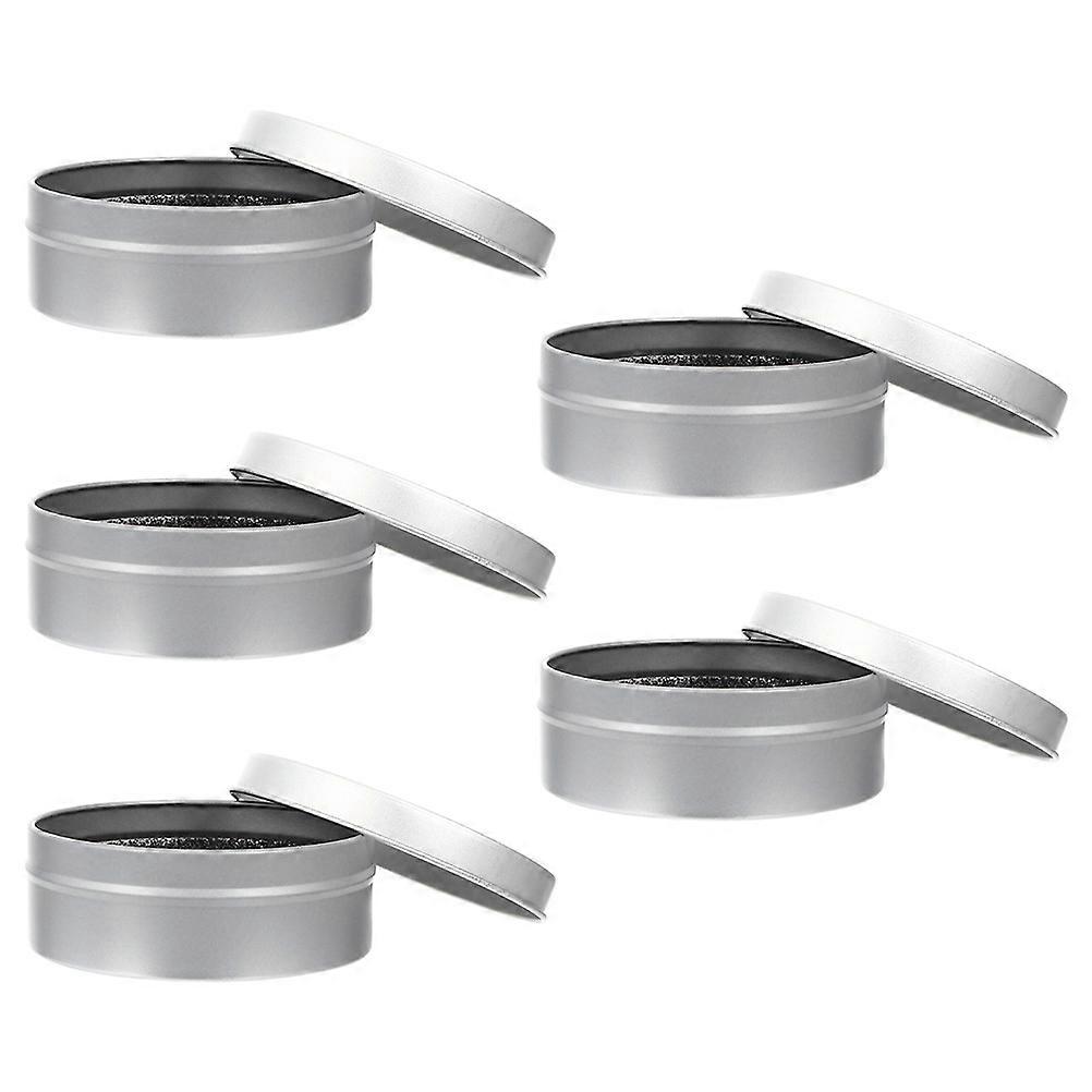 Makeup Brush Cleaning Case for Eye Shadow Brushes with 5Sets Cleaning Sponge Boxes