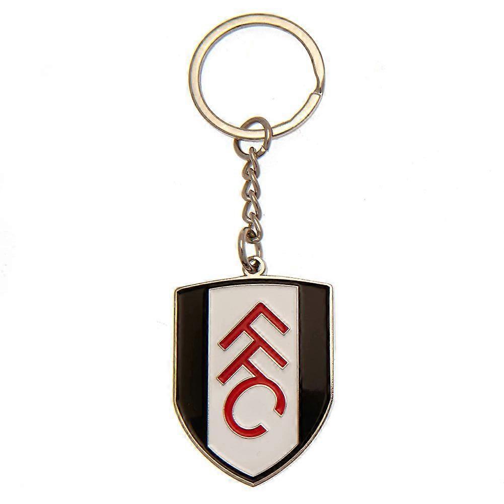 Enamel Fulham FC Keyring