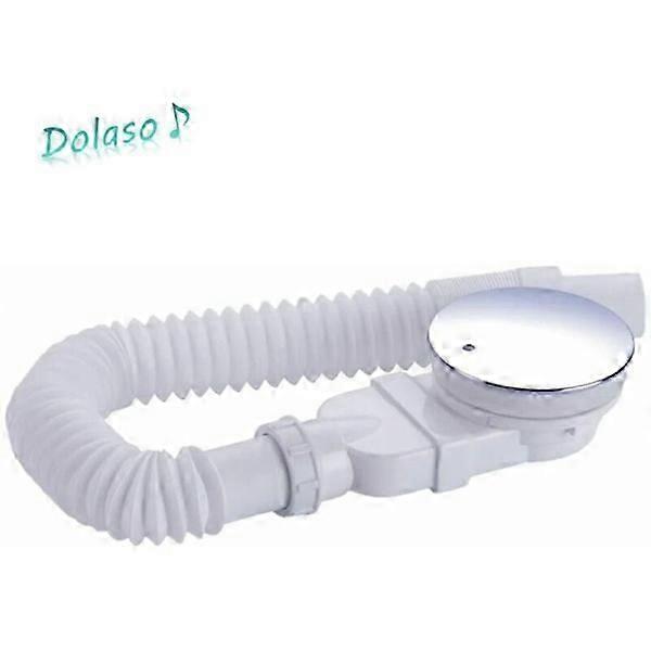 90 mm Shower Drain Chrome White