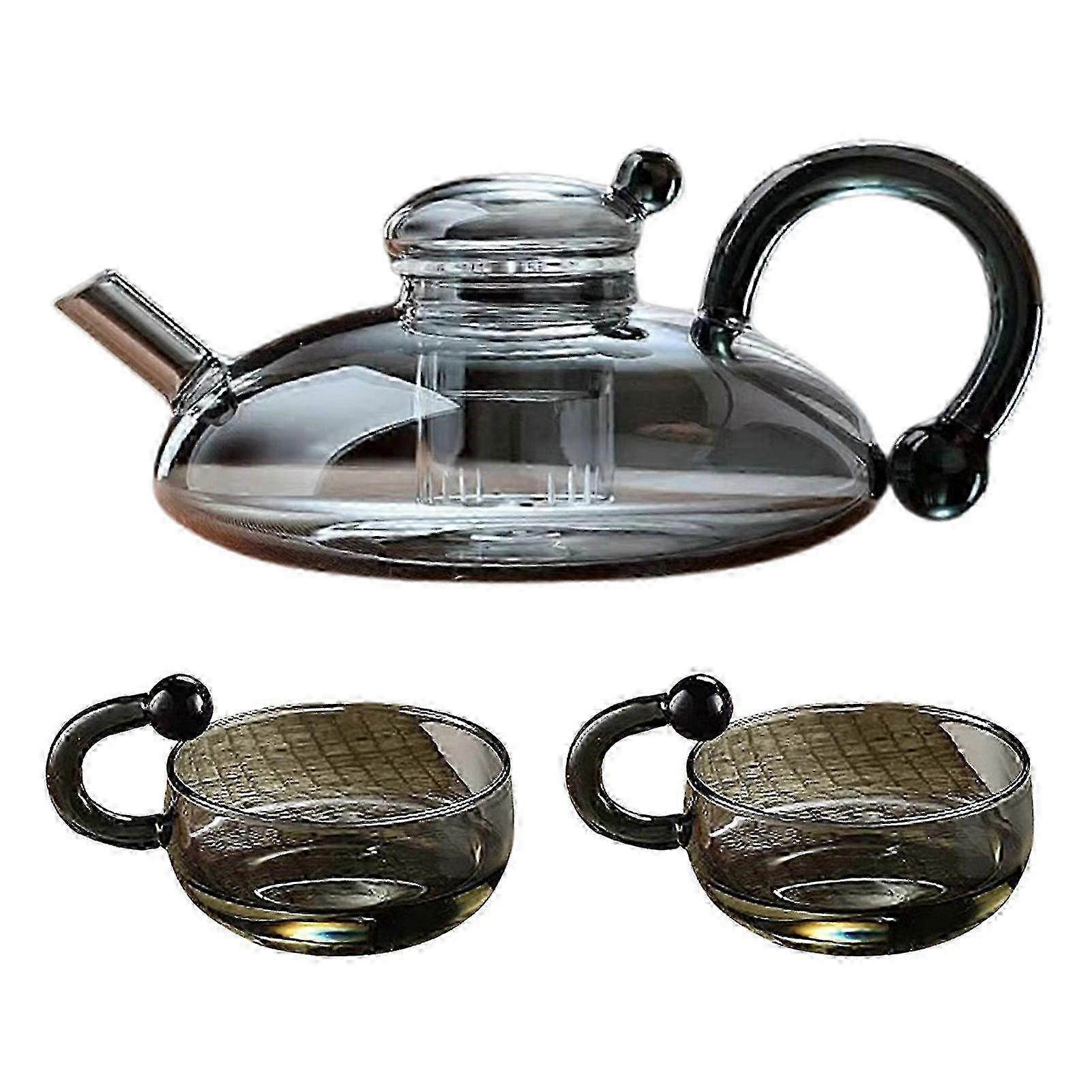Glass Teapot With Fine-Mesh Removable Infuser