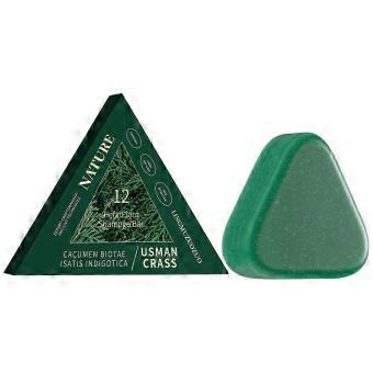 Shampoo bar natural triangle usman grass and cypress leaf calming and strengthens hair