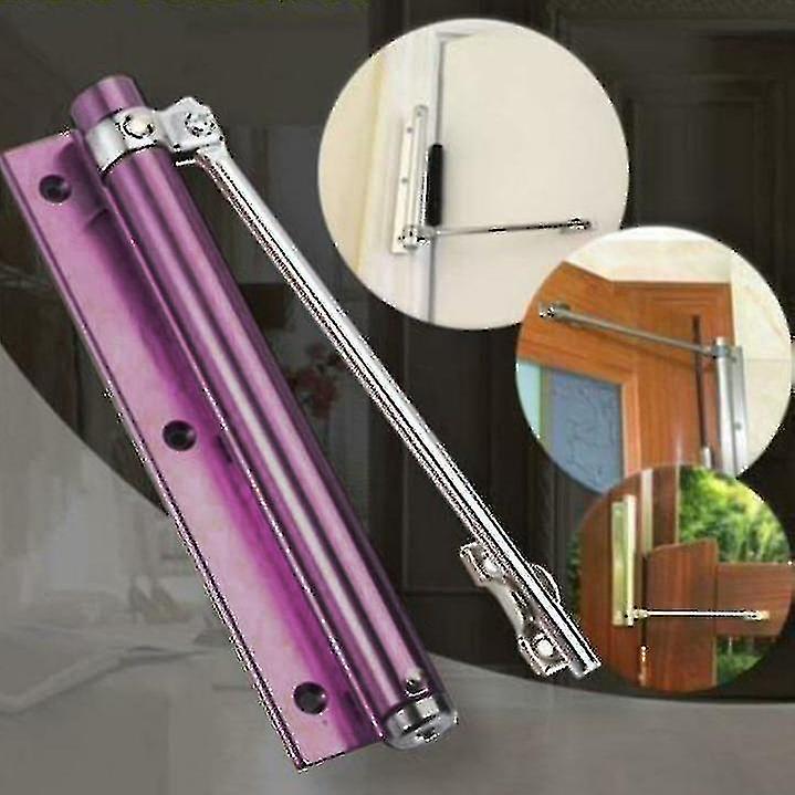 Single Spring Strength Adjustable Stainless Steel Automatic Door Closer