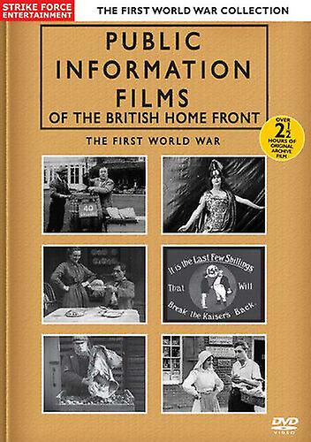 British Home Front Public Information Films of World War I DVD (2013) Kaiser - Region 2
