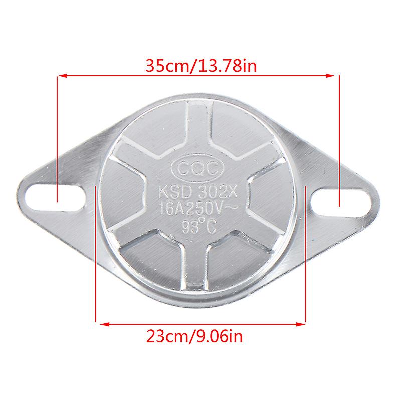 Ksd302x / 93c 20A Degré Réinitialisation manuelle Température Contrôle thermique Chauffage Bipolaire