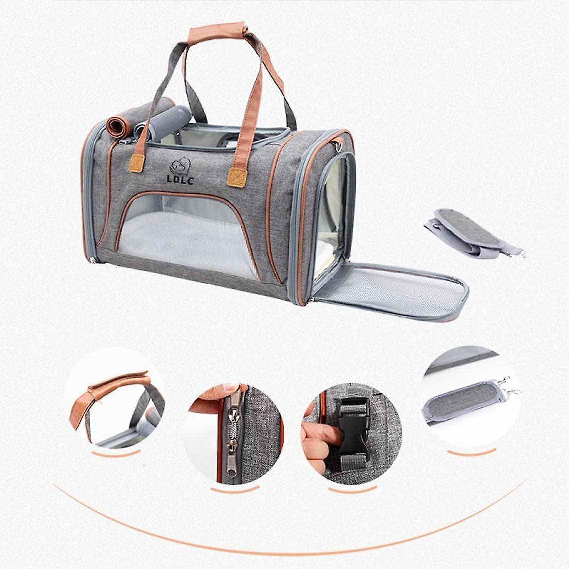 Dog Carriers Pet Bags Cat Carriers Small Cats And Dogs Soft Face Foldable Portable Box Breathable Network