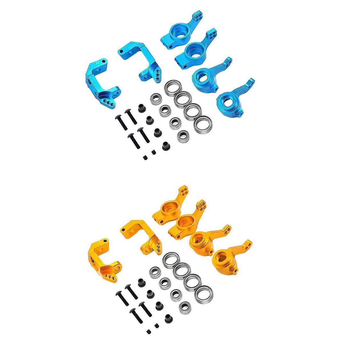 2 Set Steering Hub Front Hub Carrier for HSP 102012 Rear Hub Set Car Model