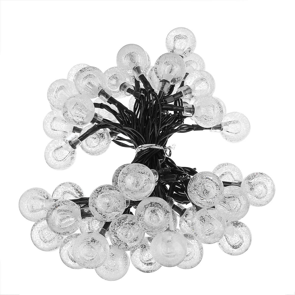 Outdoor 9.5m 50 Leds String Ball Lights, Remote Control, 8 Modes, Waterproof For Garden, Party, Wedding, Christmas Decor