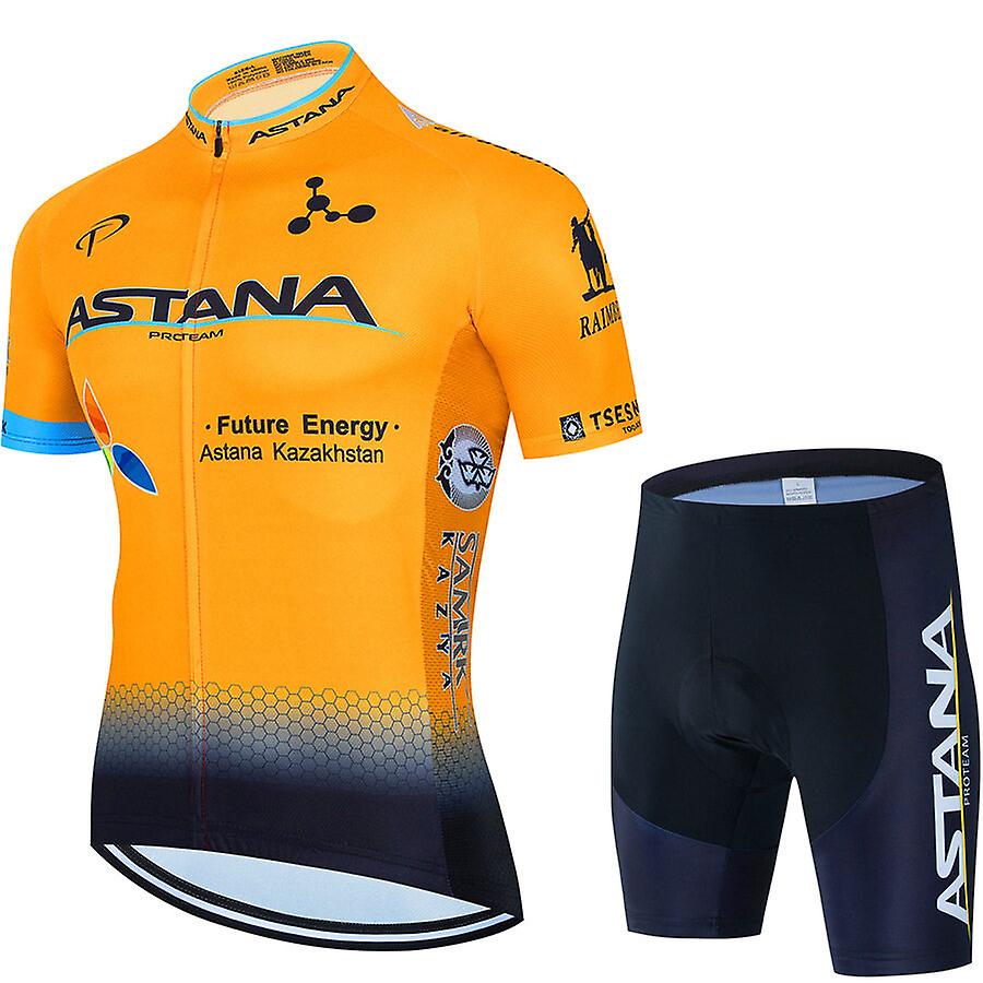 Astana Team Edition Cycling Jersey: Premium Short Sleeve For Mtb, Road Biking & Outdoor Adventures. Top Quality, Comfortable & High-performance