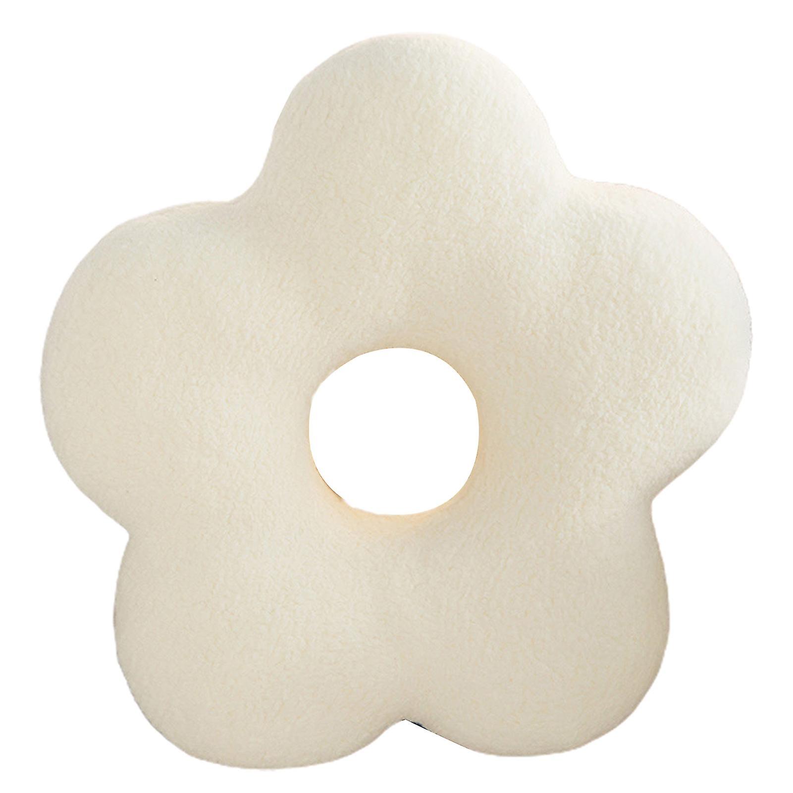 Coussin de chaise En forme de fleur Pression Réduire Flanelle Large Application Siège Coussin Coussin pour fauteuil roulant