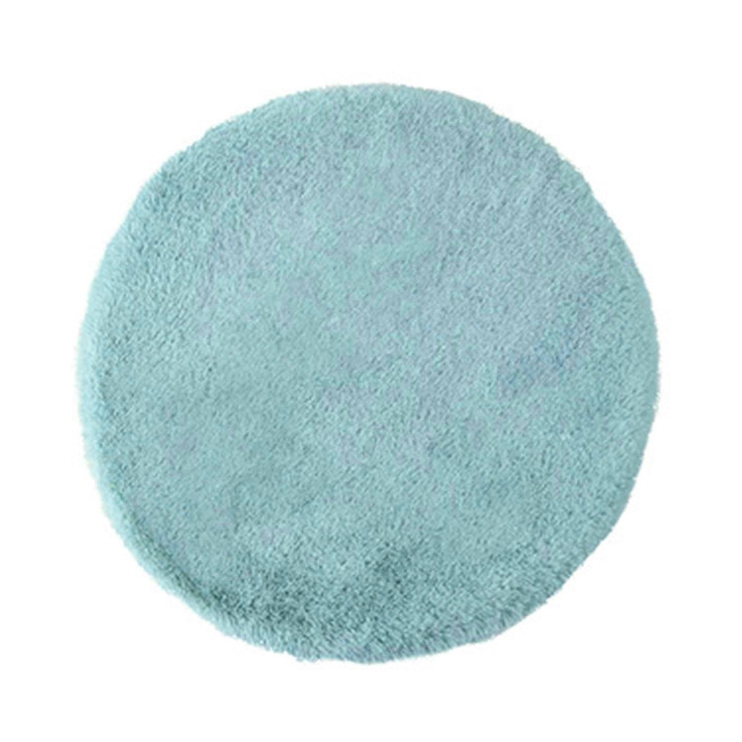 45cm Plush Seat Cushion Soft Imitation Rabbit Fur Thicken Keep Warm Round Seat Hip Protective Non-sl