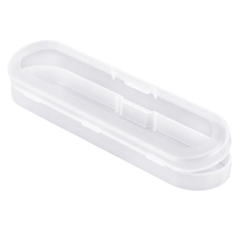 Plastic Clear Transparent Long Storage Box with Lid Collection Container Case