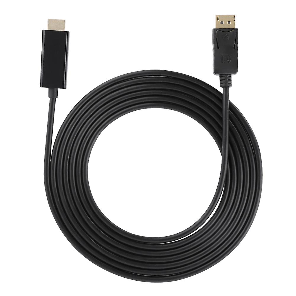 3M DisplayPort to HDMI Adapter Cable - 1080P HD o Video, No External Power Needed