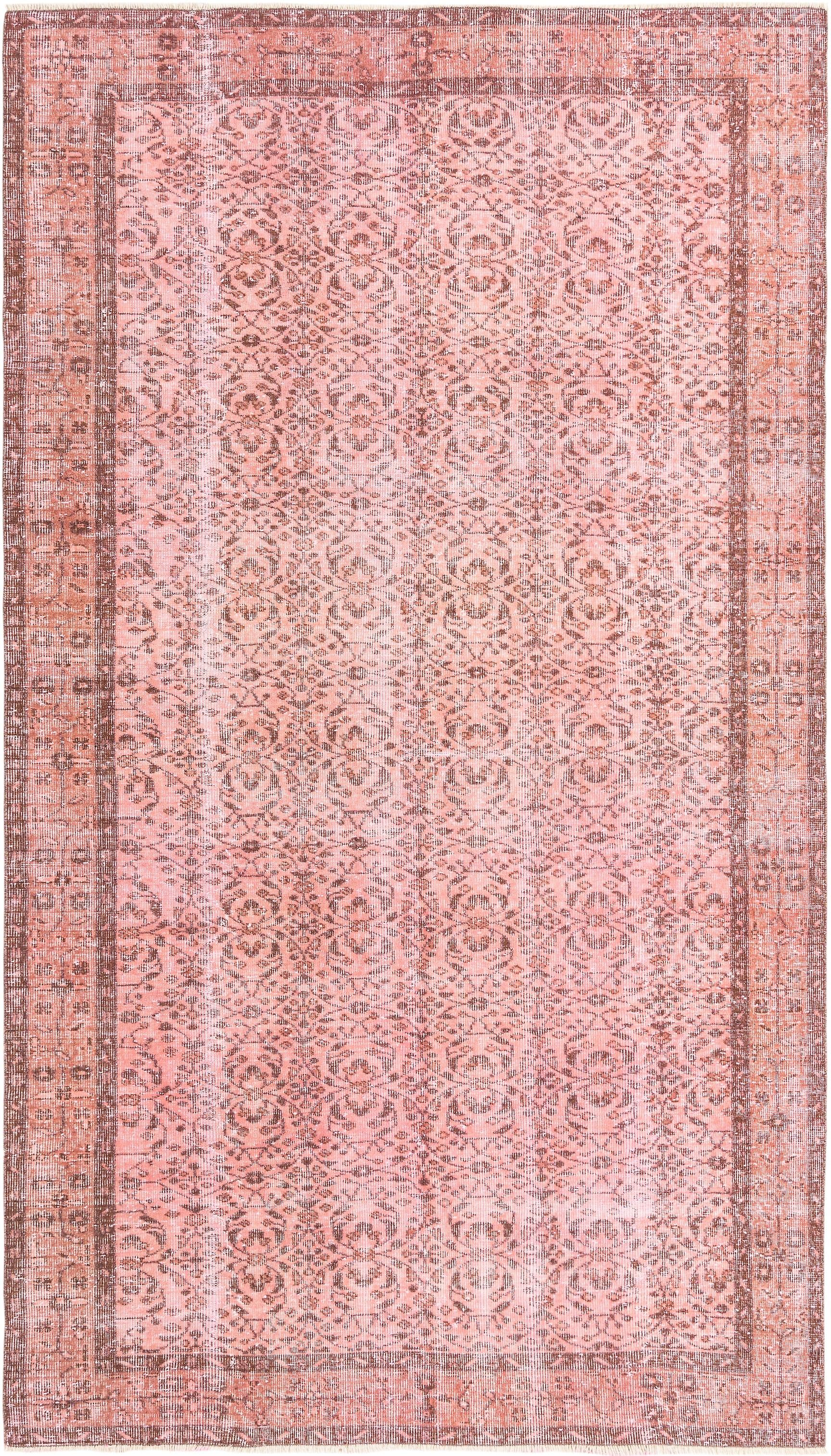 Hadorn Ultra Vintage 165x292 带红色手工制作的火鸡地毯