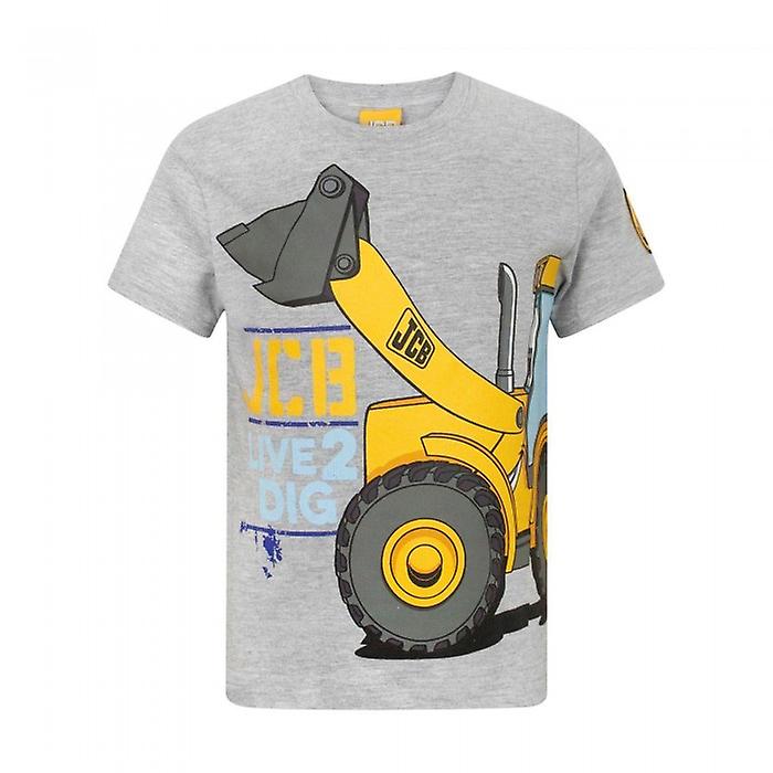 JCB Childrens/Kids Live 2 Dig T-Shirt