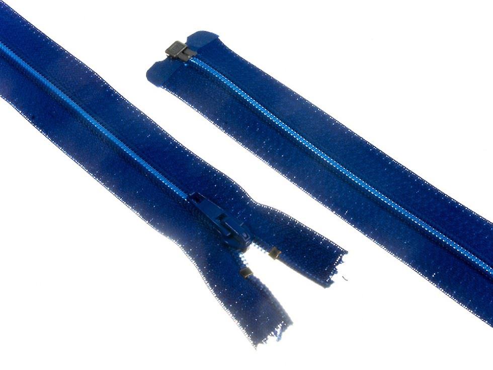 Minerva Nylon Open End Coat Zips Royal Blue - 75 cm - each